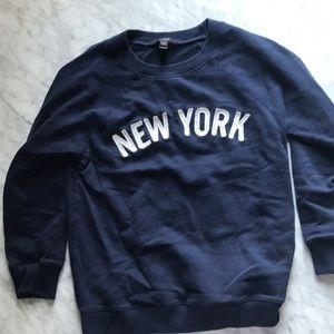 Jcrew crew neck New York sweatshirt